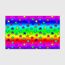 Бумага для упаковки Радужные звезды, цвет: 3D-принт