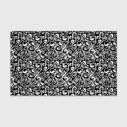 Бумага для упаковки Черно-белая роспись, цвет: 3D-принт