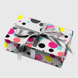 Бумага для упаковки Горох разноцветный, цвет: 3D-принт — фото 2