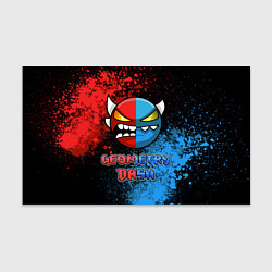 Бумага для упаковки Geometry Dash Red Blue, цвет: 3D-принт