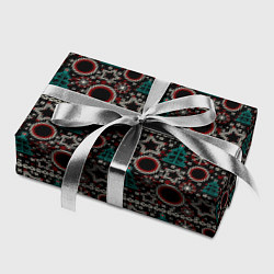 Бумага для упаковки Зимний рождественский узор, цвет: 3D-принт — фото 2