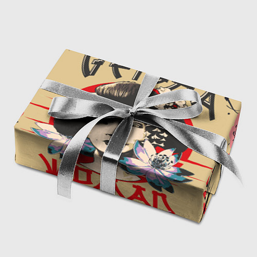 Бумага для упаковки Гейша Geisha Z / 3D-принт – фото 2