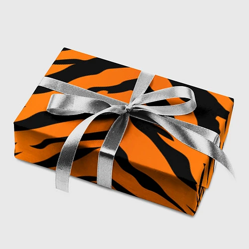 Бумага для упаковки Шкура тигра / 3D-принт – фото 2