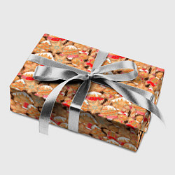 Бумага для упаковки Праздничное Печенье, цвет: 3D-принт — фото 2
