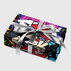Бумага для упаковки FRIDAY NIGHT FUNKIN БРЫЗГИ КРАСОК, ГЕРОЙ, цвет: 3D-принт — фото 2