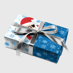 Бумага для упаковки С Новым Годом дед мороз, цвет: 3D-принт — фото 2