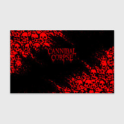 Бумага для упаковки CANNIBAL CORPSE КРАСНЫЕ ЧЕРЕПА, цвет: 3D-принт