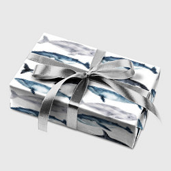 Бумага для упаковки Принт с китами, цвет: 3D-принт — фото 2