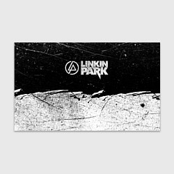 Бумага для упаковки Линкин Парк Лого Рок ЧБ Linkin Park Rock, цвет: 3D-принт