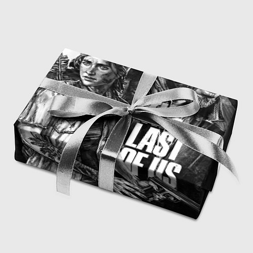 Бумага для упаковки THE LAST OF US ЧЁРНО БЕЛЫЙ / 3D-принт – фото 2