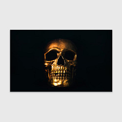 Бумага для упаковки Gold Skull, цвет: 3D-принт