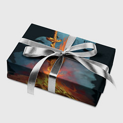 Бумага для упаковки Witcher 3 костер, цвет: 3D-принт — фото 2