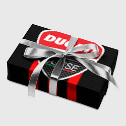 Бумага для упаковки DUCATI CARBON LOGO ITALY CONCERN, цвет: 3D-принт — фото 2