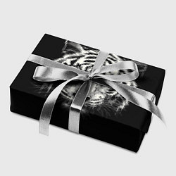 Бумага для упаковки Черно-Белый Тигр Head, цвет: 3D-принт — фото 2