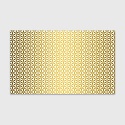 Бумага для упаковки Цветок Жизни золото, цвет: 3D-принт