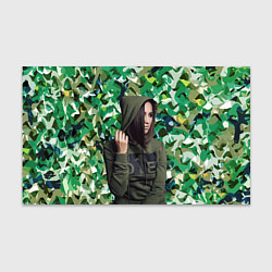 Бумага для упаковки Olga Buzova - camouflage, цвет: 3D-принт