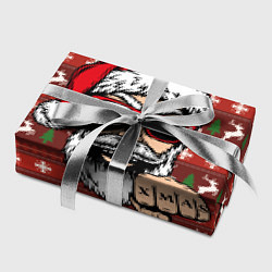 Бумага для упаковки Bad Santa Плохой Санта, цвет: 3D-принт — фото 2