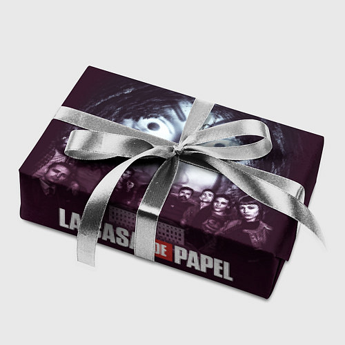 Бумага для упаковки БУМАЖНЫЙ ДОМ ПЕРСОНАЖИ - LA CASA DE PAPEL / 3D-принт – фото 2