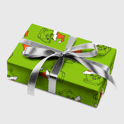 Бумага для упаковки Гринч Укротитель рождества / 3D-принт – фото 2