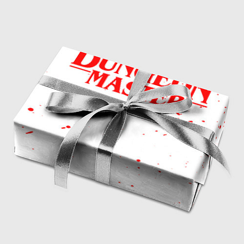 Бумага для упаковки DUNGEON MASTER BLOOD ГАЧИМУЧИ БЕЛЫЙ / 3D-принт – фото 2