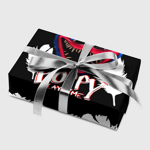 Бумага для упаковки Poppy Playtime Перья / 3D-принт – фото 2