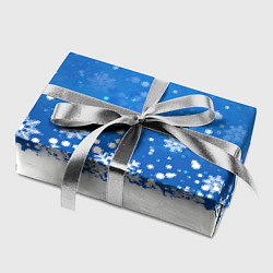 Бумага для упаковки Снежинки - С Новым Годом, цвет: 3D-принт — фото 2