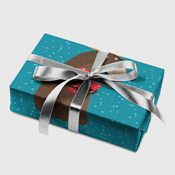 Бумага для упаковки Душевный лось с сердцем, цвет: 3D-принт — фото 2