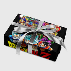 Бумага для упаковки Персонажи Dragon Ball, цвет: 3D-принт — фото 2