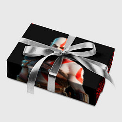 Бумага для упаковки God of War красные разводы, цвет: 3D-принт — фото 2