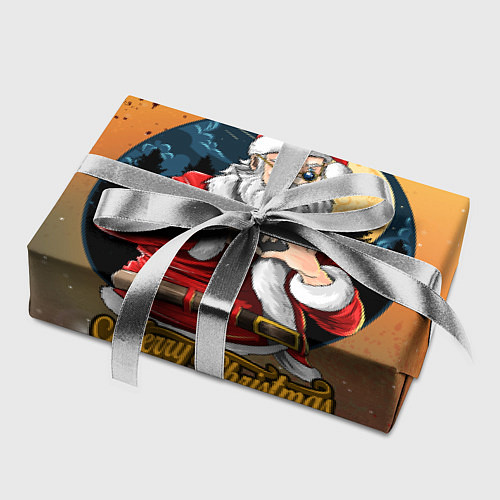 Бумага для упаковки Santa love you / 3D-принт – фото 2