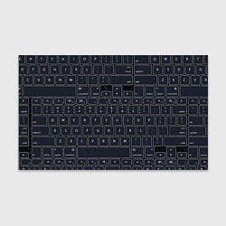 Бумага для упаковки КЛАВИАТУРА КОМПЬЮТЕРНАЯ КНОПКИ, цвет: 3D-принт