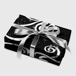 Бумага для упаковки ТАТУИРОВКА ДРАКЕНА WHITE AND BLACK, цвет: 3D-принт — фото 2