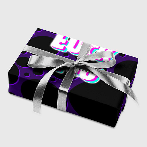 Бумага для упаковки Фраза - Luck You / 3D-принт – фото 2