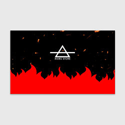 Бумага для упаковки 30 Seconds to Mars - Fire, цвет: 3D-принт