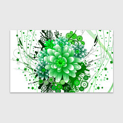 Бумага для упаковки Яркая пышная летняя зелень, цвет: 3D-принт