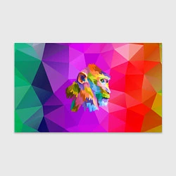 Бумага для упаковки Цветная обезьяна Color monkey, цвет: 3D-принт