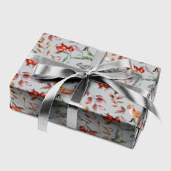 Бумага для упаковки Лисы и лесные ягоды, цвет: 3D-принт — фото 2