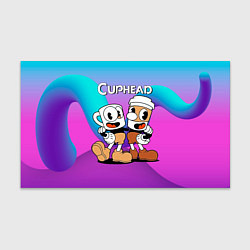 Бумага для упаковки Кружечки Cuphead