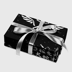 Бумага для упаковки WALHALLA TEAM BLACK WHITE ЛОГО ТОКИЙСКИЕ МСТИТЕЛИ, цвет: 3D-принт — фото 2