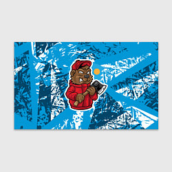 Бумага для упаковки Медведь дровосек, цвет: 3D-принт