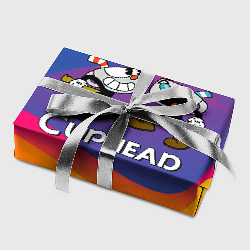 Бумага для упаковки Веселые чашечки - Cuphead / 3D-принт – фото 2