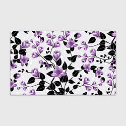 Бумага для упаковки Распустившиеся фиолетовые цветы, цвет: 3D-принт