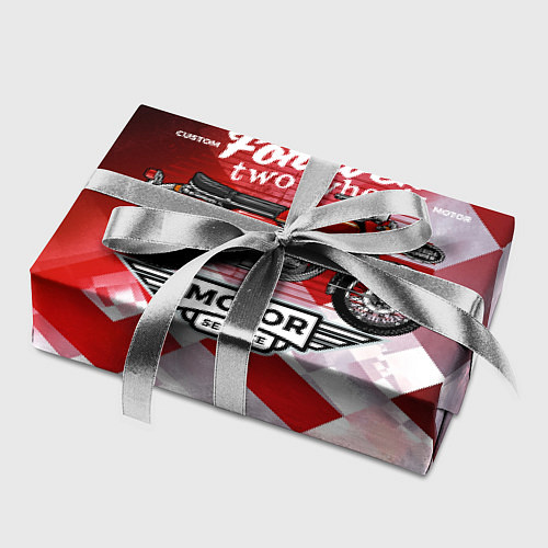 Бумага для упаковки MotoSport - Мото / 3D-принт – фото 2