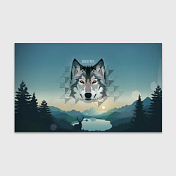 Бумага для упаковки Серый волк - голова, цвет: 3D-принт