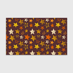Бумага для упаковки Звездное коричневое небо, цвет: 3D-принт