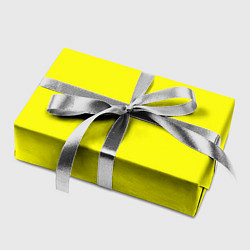 Бумага для упаковки Однотонный неоновый лимонный желтый тон, цвет: 3D-принт — фото 2