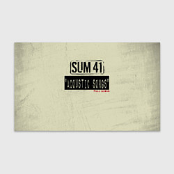 Бумага для упаковки Sum 41 - The Acoustics Full Album, цвет: 3D-принт