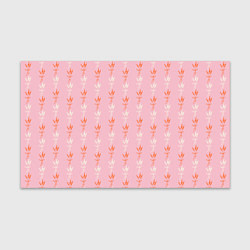 Бумага для упаковки Веточки лаванды розовый паттерн, цвет: 3D-принт