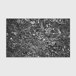 Бумага для упаковки Металлические предметы, цвет: 3D-принт