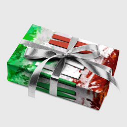 Бумага для упаковки Флаг Италии - кляксы, цвет: 3D-принт — фото 2